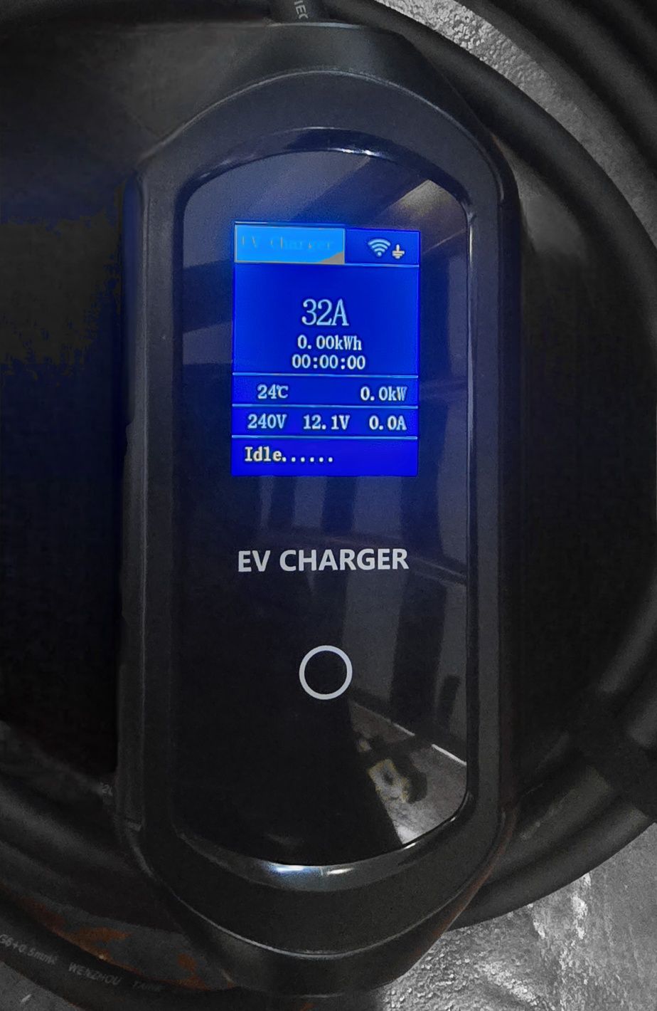 Wallbox portatil EVSE wifi Com ou sem instalação