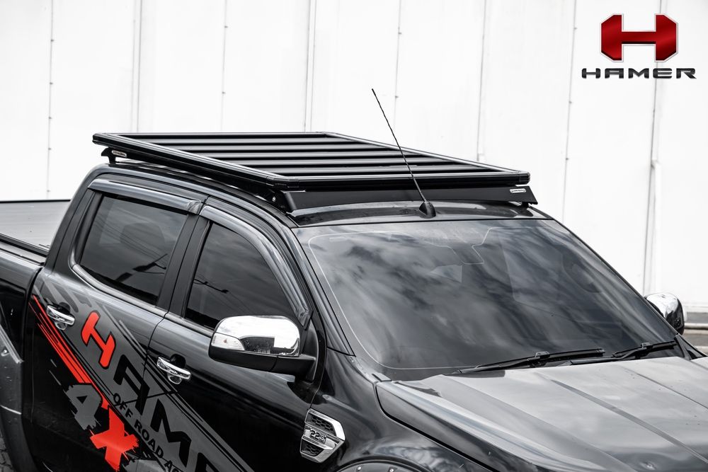 Bagażnik dachowy aluminiowy HAMER poprzeczki Ford Ranger 2012 do 2022