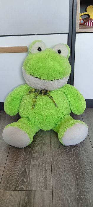 Pluszowa  Żaba 75 cm maskotka, renifer home&you
