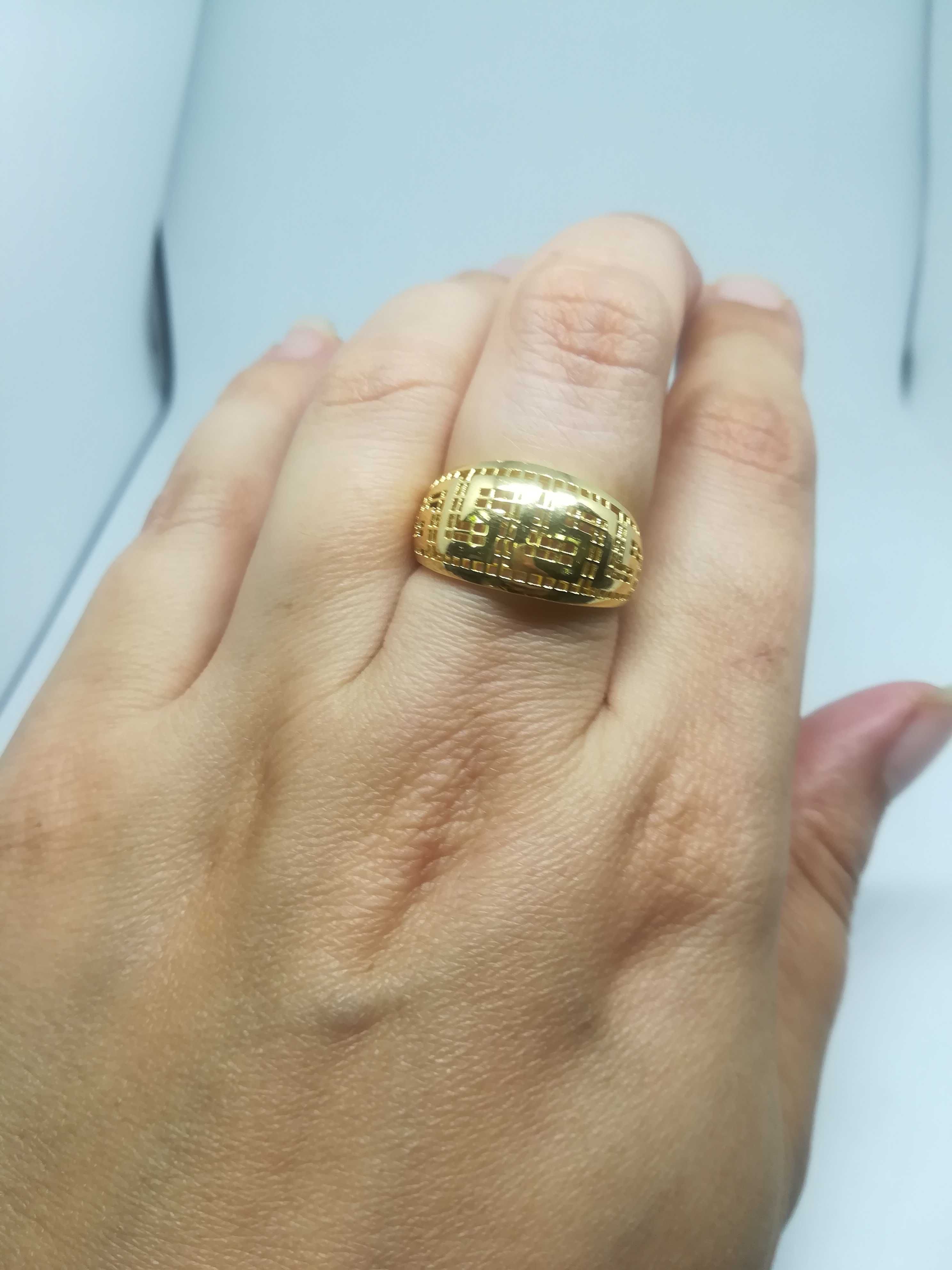 Złoty pierścionek złoto 585 rozmiar 16