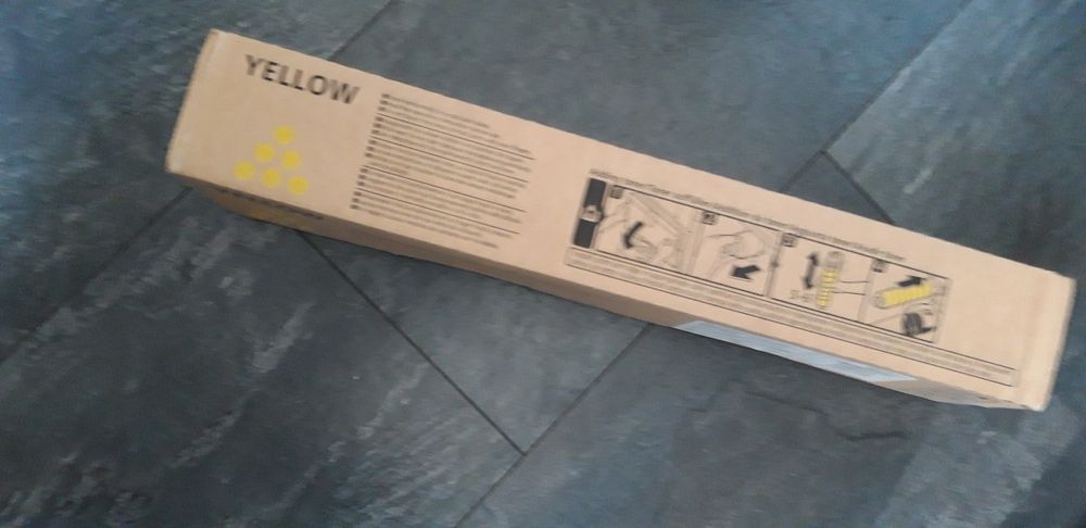 Zapas duży kartridż drukarka ricoh żółty yellow