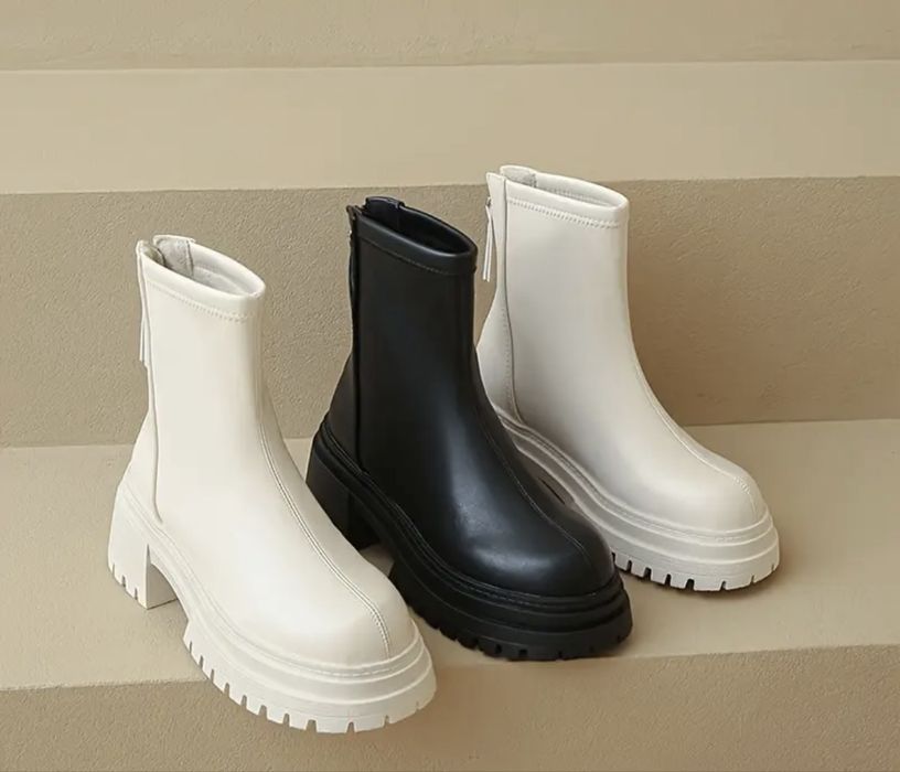 Сапоги осінні чорні жіночі