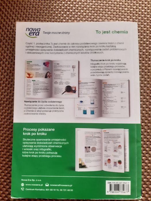 Podręcznik " To jest chemia 1" - zakres podstawowy