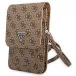 guess torebka guwbp4tmbr brązowy/brown 4g triangle