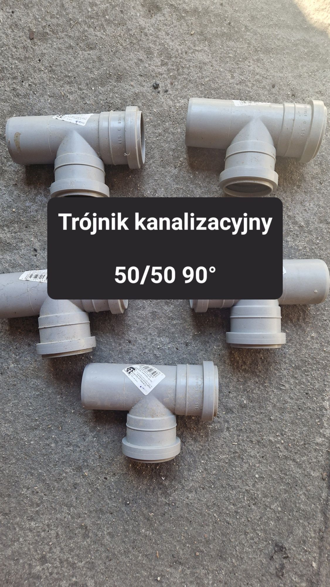 Kolanka i trójniki kanalizacyjne