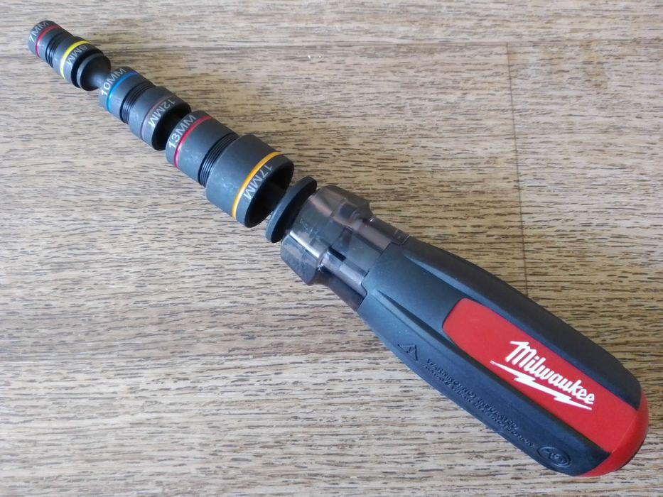 Ключ-викрутка магнітна ShW MILWAUKEE 6 в 1 Impact Multi-Nut Driver
