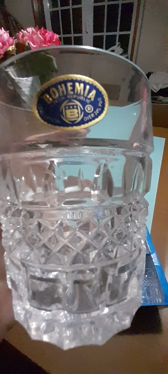 Conjunto whisky de Cristal da Boémia