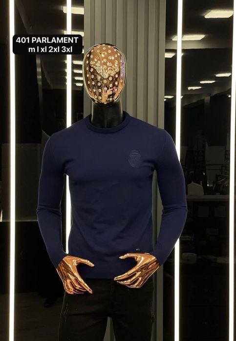 Чоловічий джемпере реглан тонкий світер billionaire loro piana