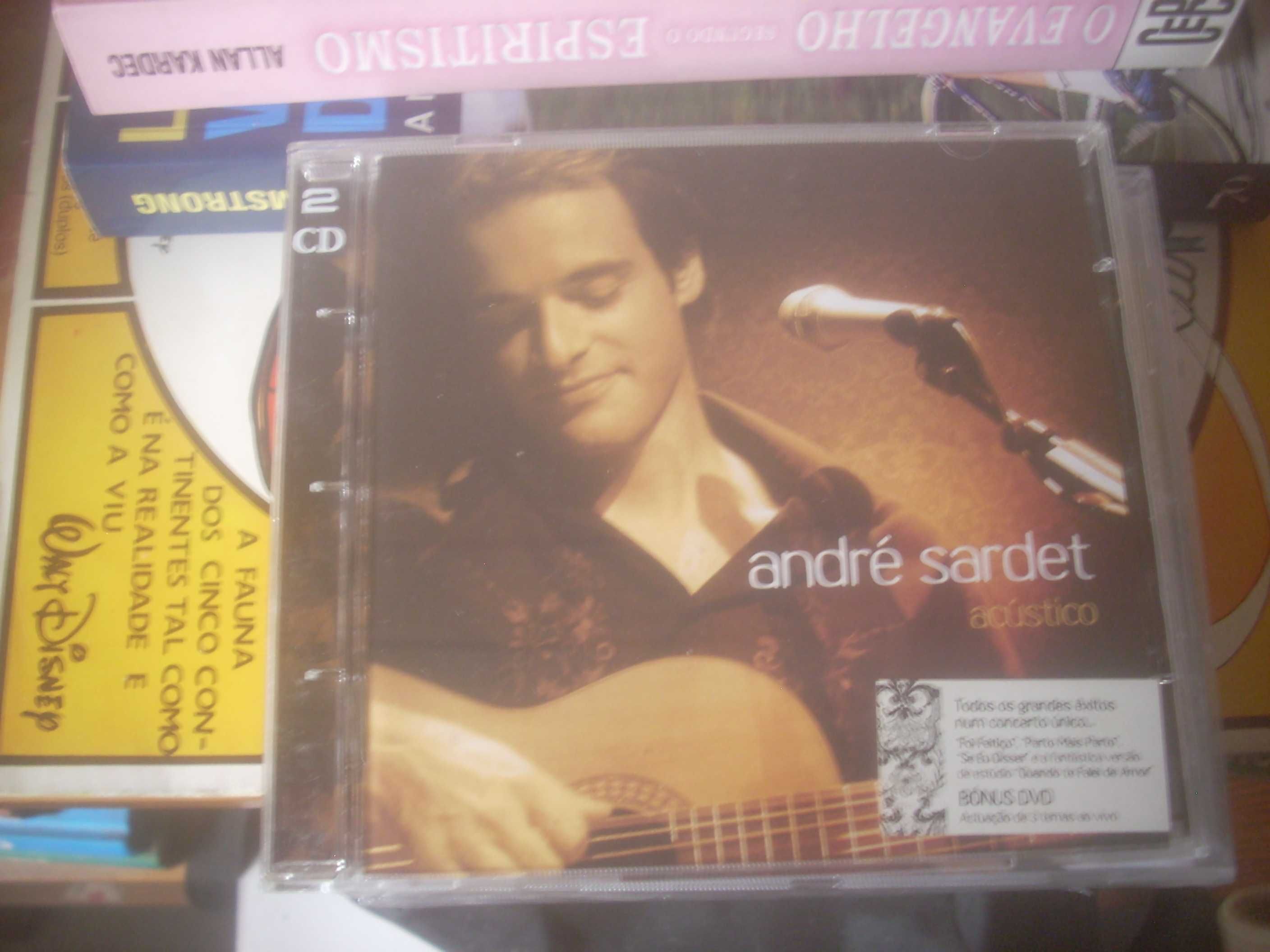 Andre Sardet Acustico - Cd + Dvd.Bom estado.Original.