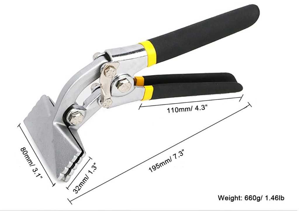 Chesoon szczypce ręczne do gięcia blachy 80mm