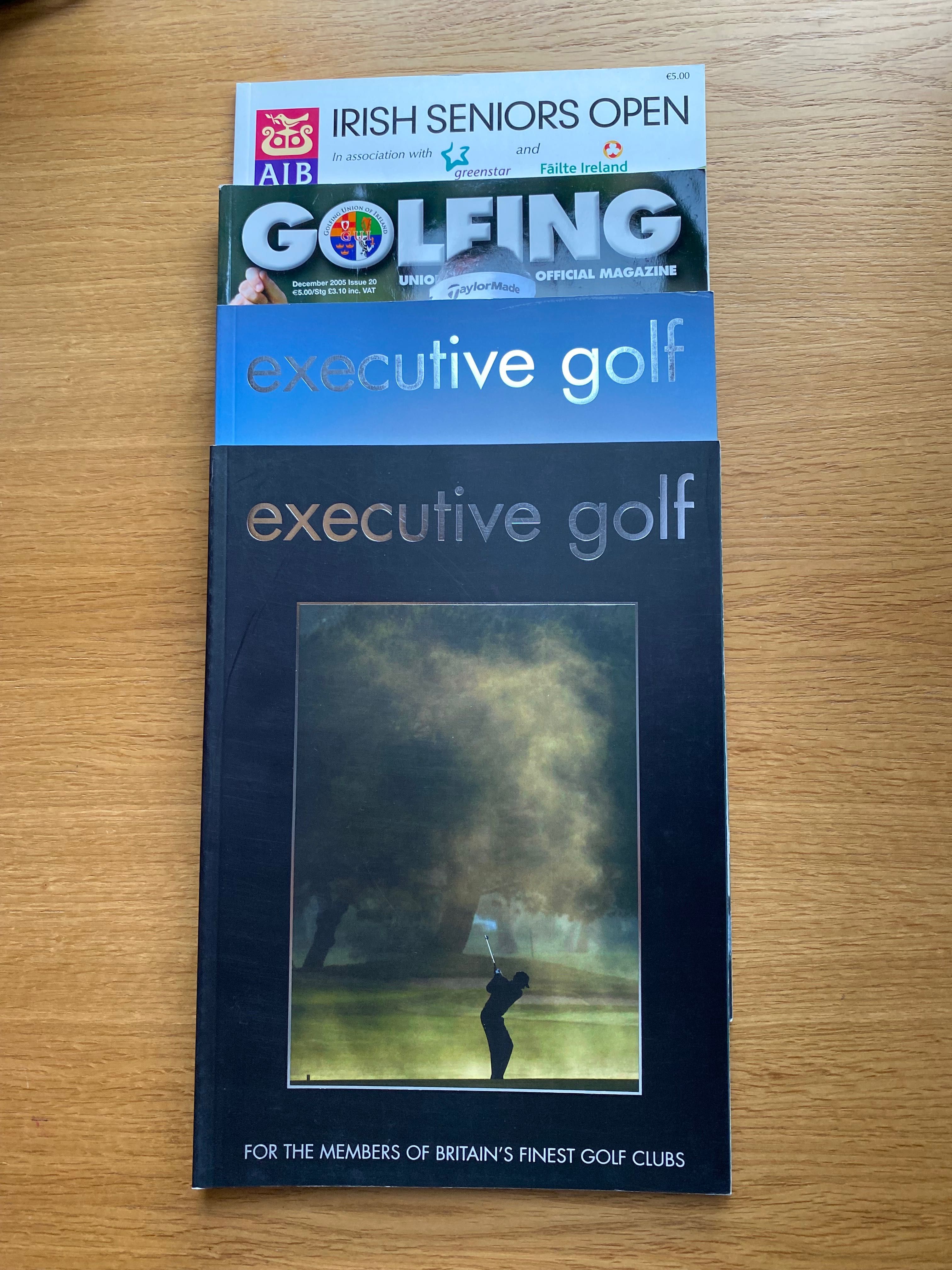 GOLF 4 Czasopisma o grze w golfa i inne  powiązane tematy j. angielski