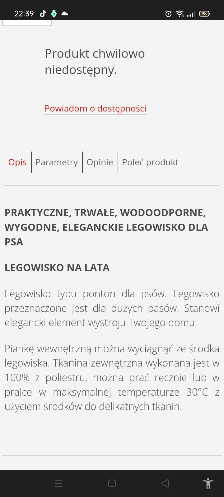 Legowisko dla psa