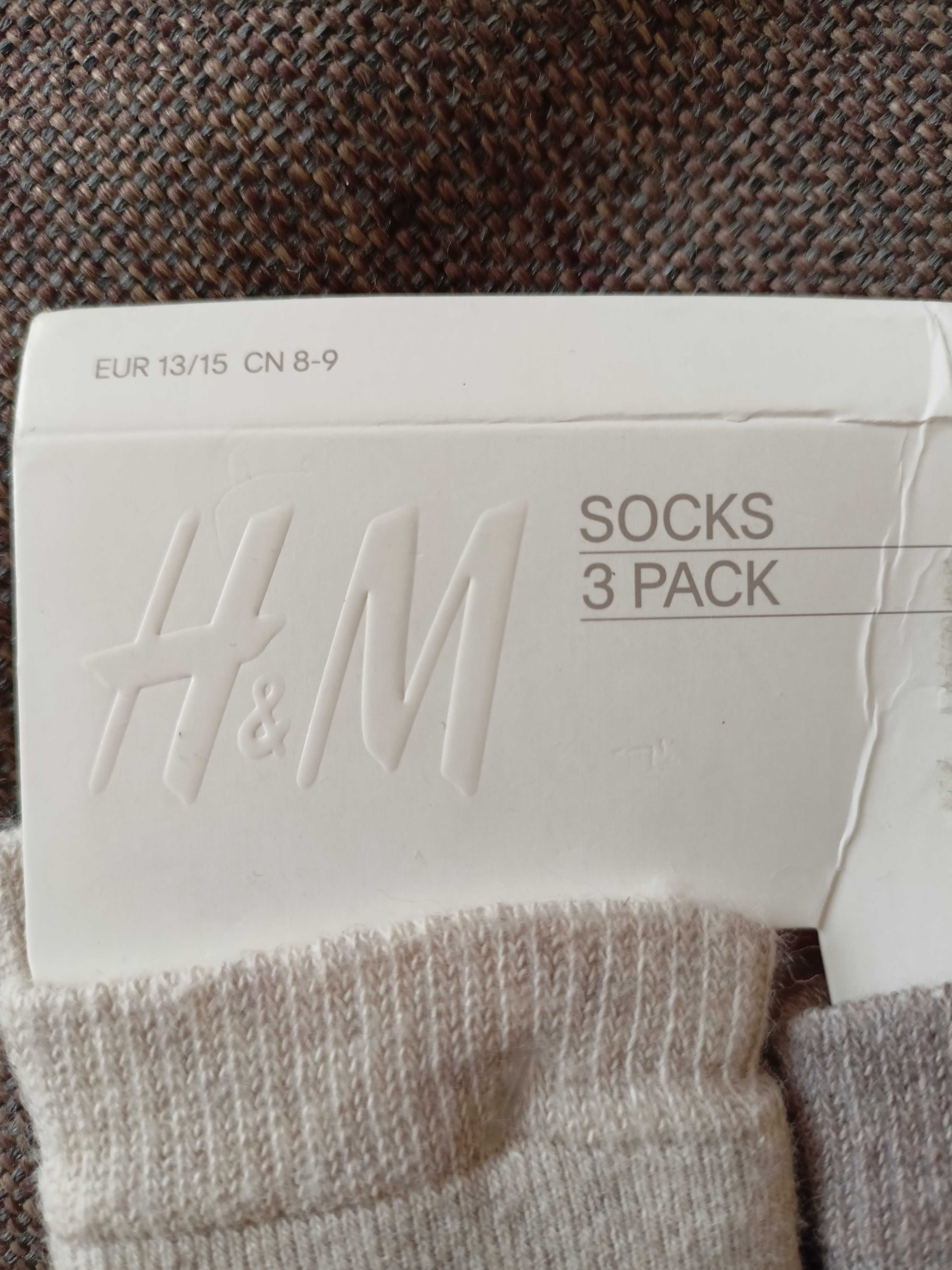 Носочки 'H&M" новый набор 0-3