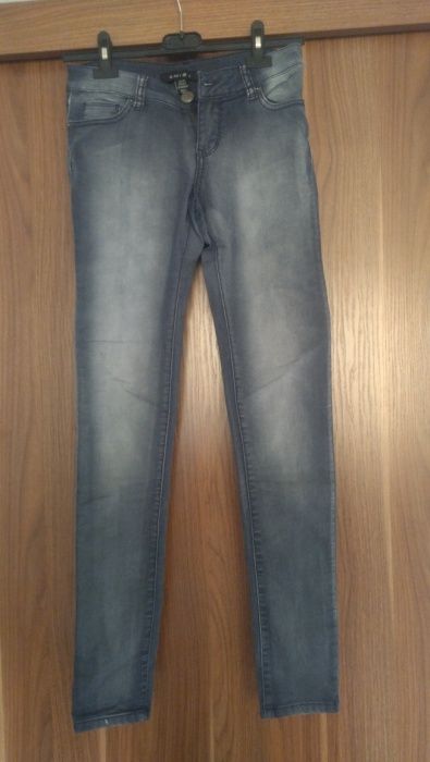 Spodnie jeans rurki AMISU New Yorker