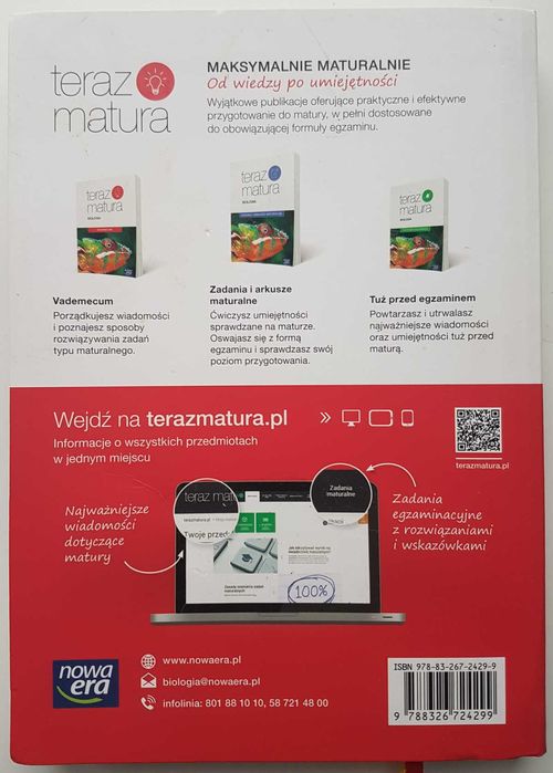 Teraz Matura Biologia Vademecum