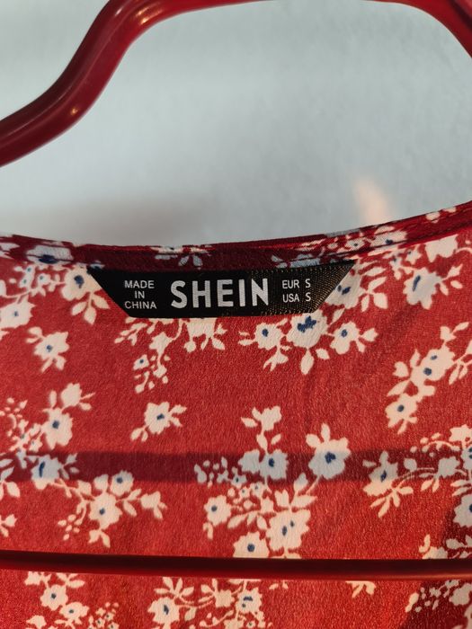 Vestido senhora vermelho SHEIN S