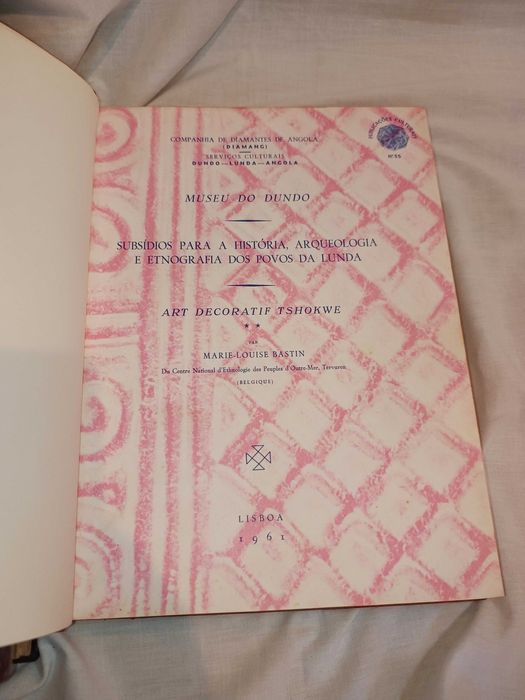 Livro Art Decoratif Tshokwe 2 Volumes