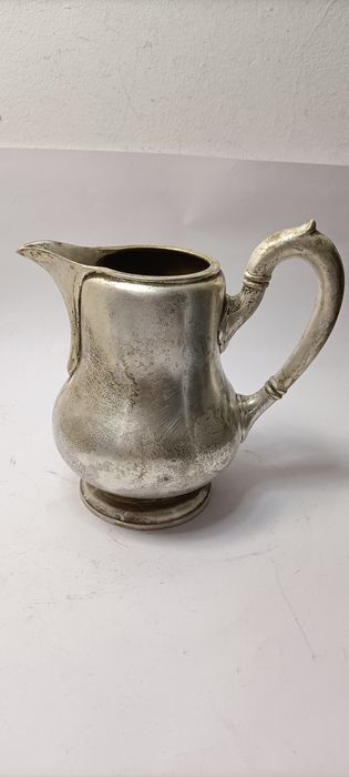 Stary posrebrzany dzbanek mlecznik Original Wellner lata 40. T3