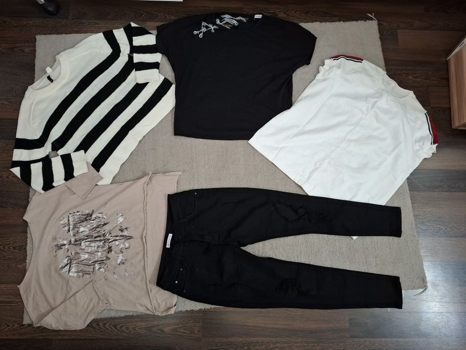 Odzież paka L/40-42 spodnie bluzka koszula dres