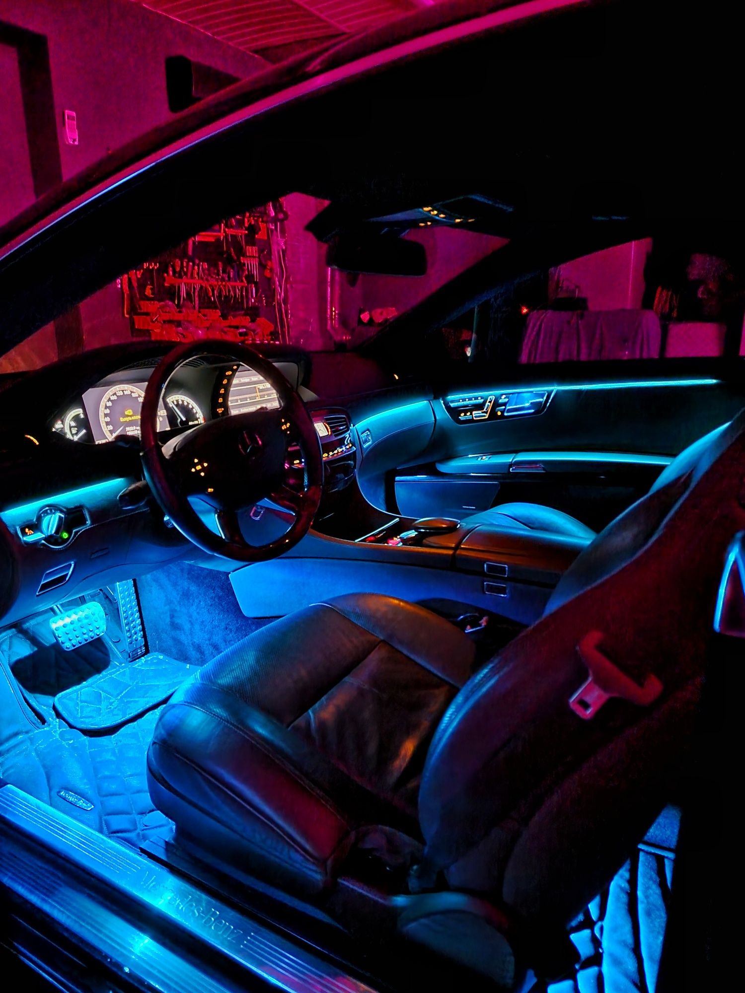 Установка подсветки салона ambient light