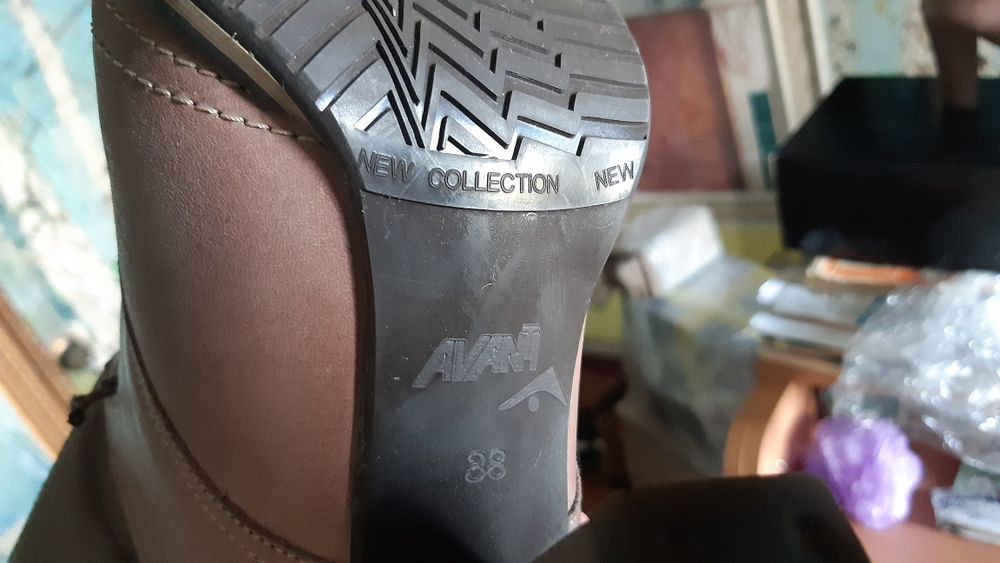 ботильоны кожаные AVANTI туфли