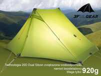 Namiot ultralekki Lanshan 2 Pro ultralight dwuosobowy 920g 3F 4-sez.