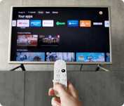 Smart TV w Twoim TV YouTube Netflix Google Chromecast 4 Super Prezent!
