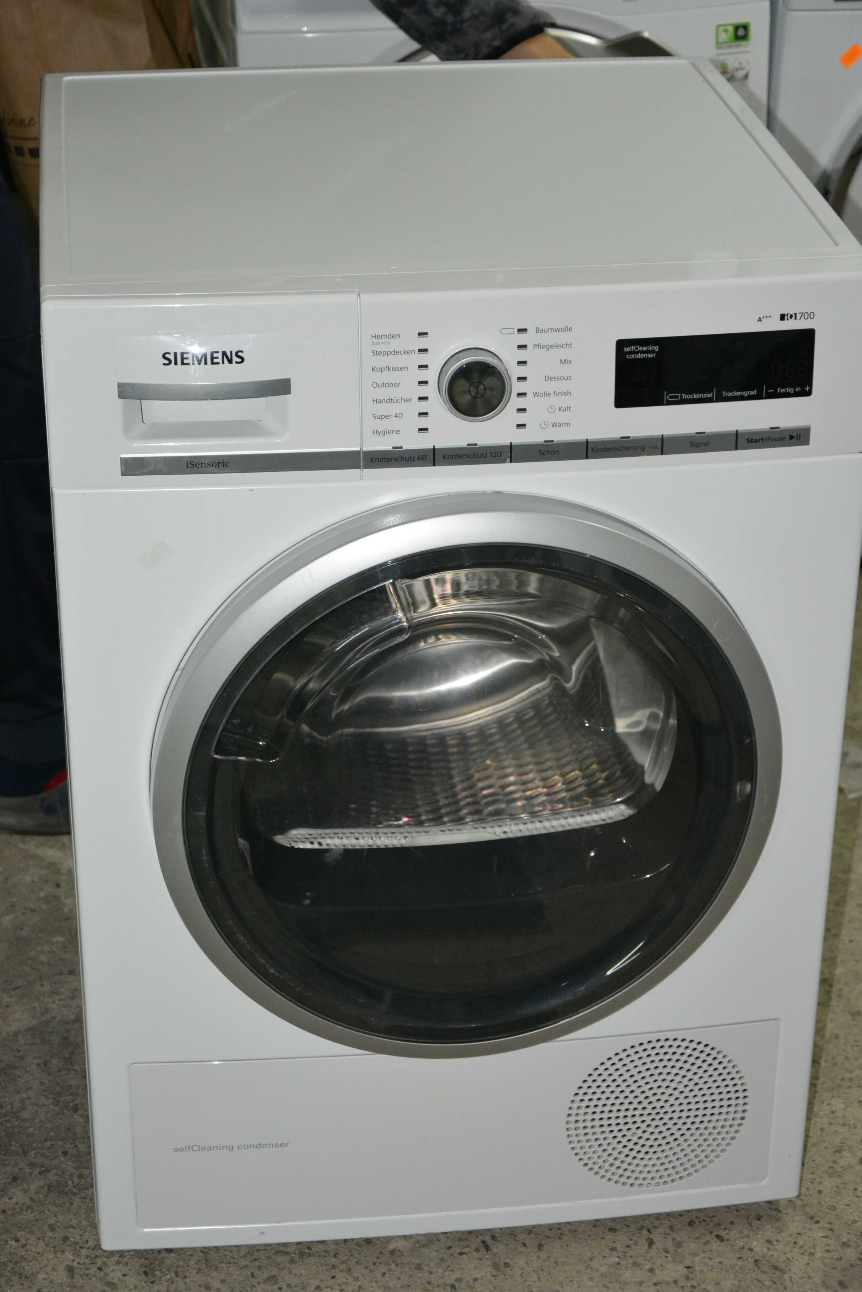 Suszarka kondensacyjna SIEMENS WT47W5W0 8kg (pompa ciepła)