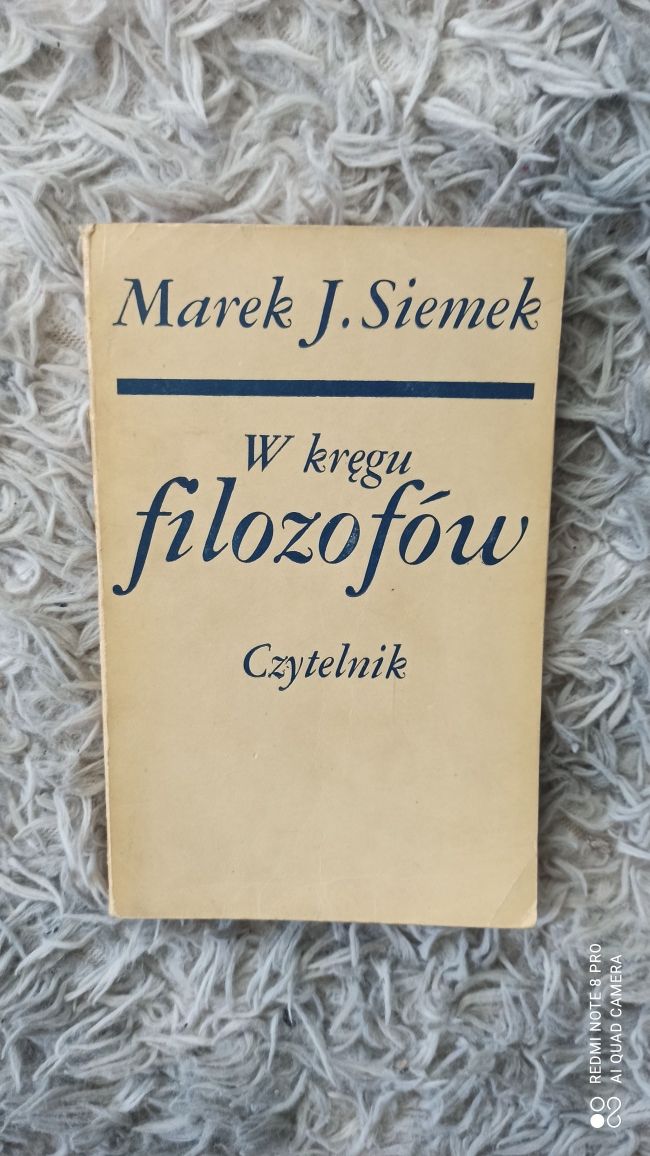 Książka W kręgu filozofów - Marek J. Siemek