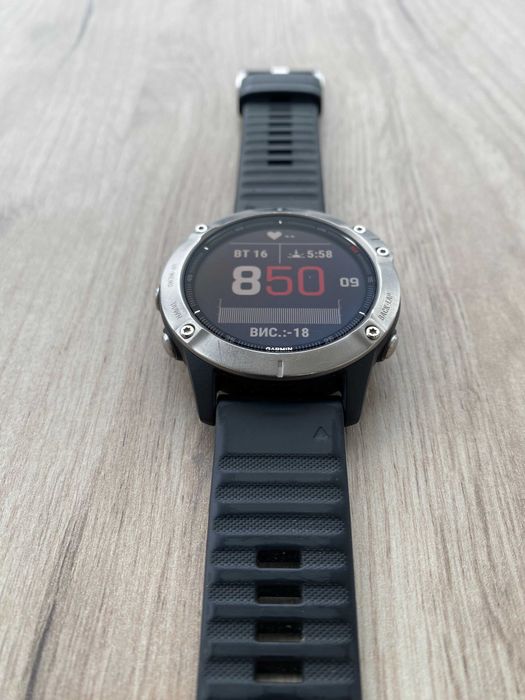 Garmin Fenix 6 Silver | На запчастини / під відновлення
