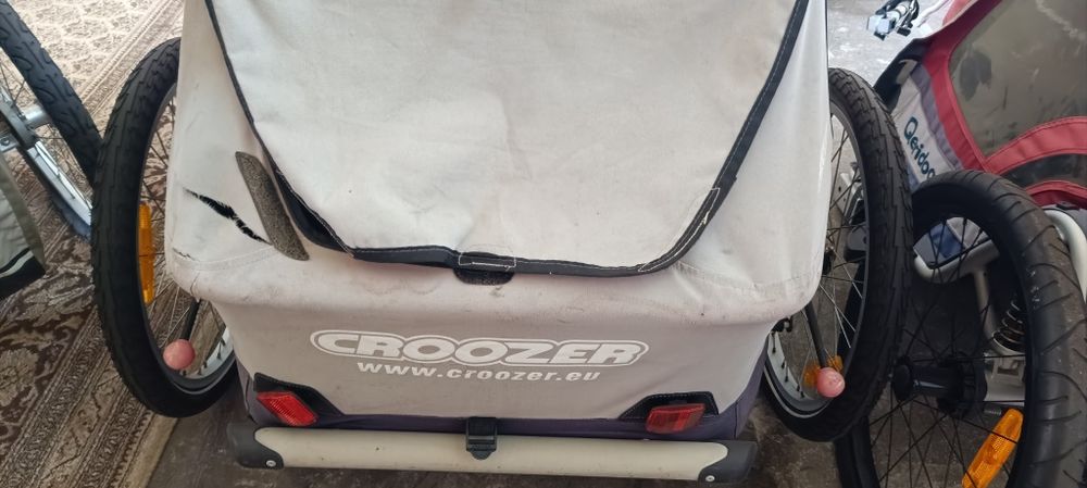 Wózek Croozer 525 przyczepka rowerowa riksza dla 1-2 dzieci 2w1