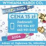 Wymiana butli sodastream/ naboje co2