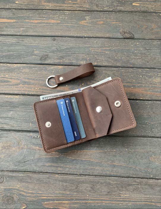 Гаманець шкіряний, Портмоне Ручна робота, Кошелек, кожаный.Для карток