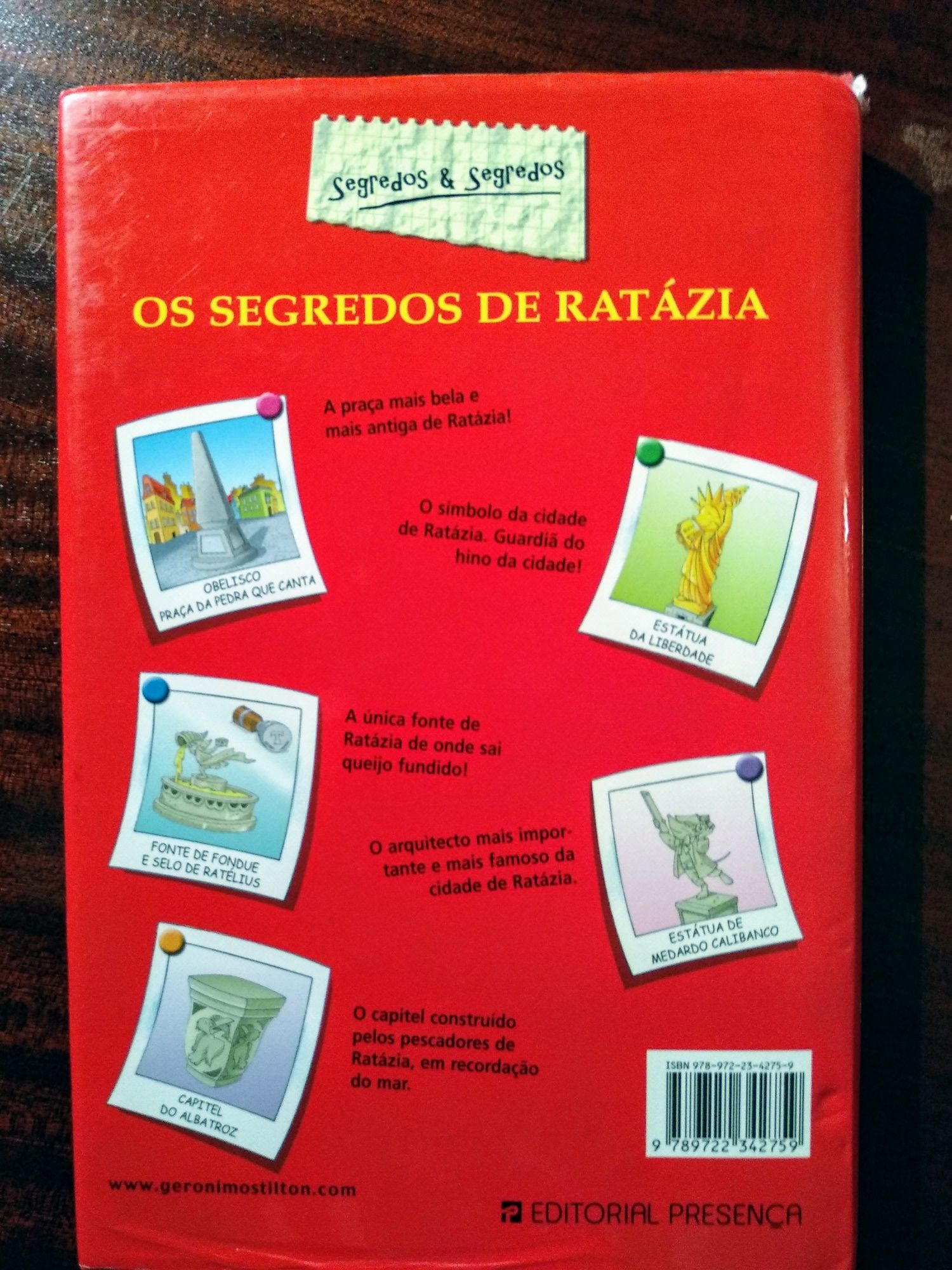 Livro Os Segredos de Ratázia de Geronimo Stilton 