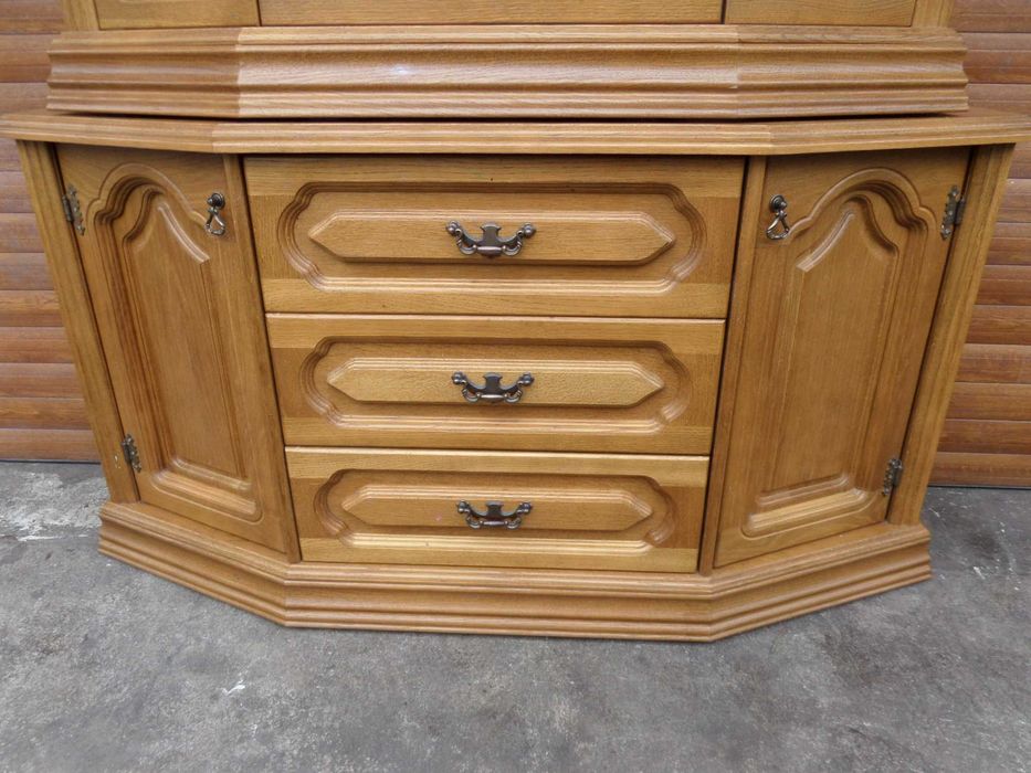 dębowa witryna stan bdb WYSYŁKA DOWÓZ