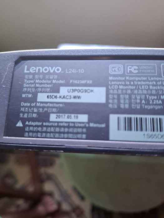 Monitor Lenovo 24"(polegadas)