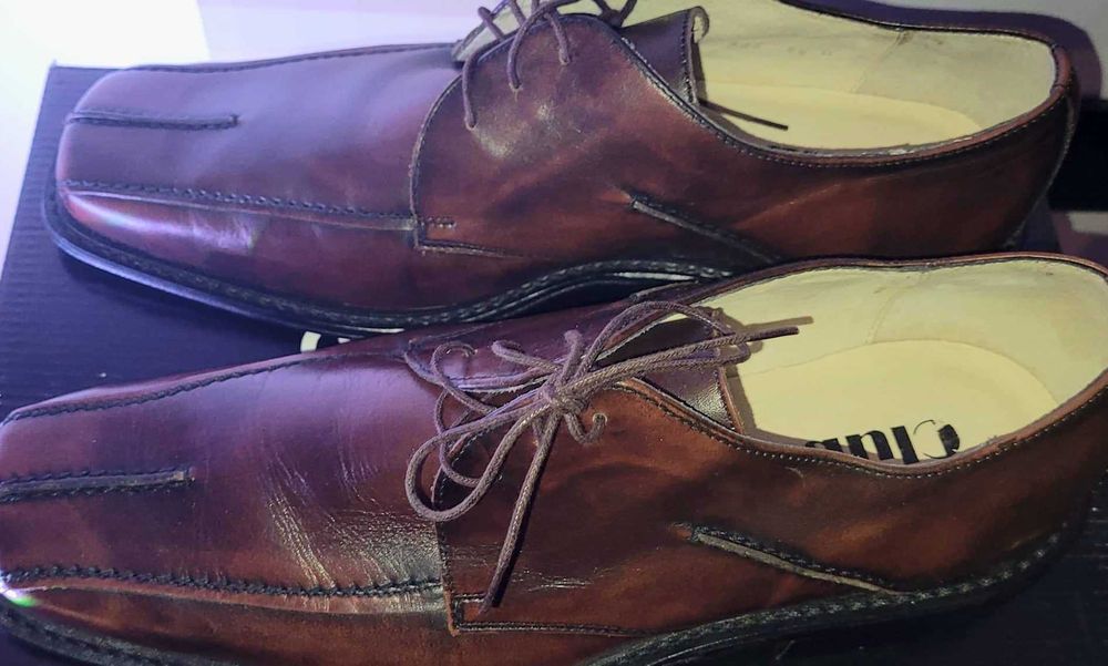 Nowe buty firmy Alka z naturalnej skóry - okazja