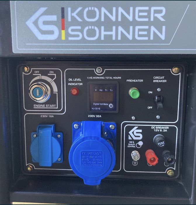 Дизельний генератор Ks 6100HDE 5,5 кВт