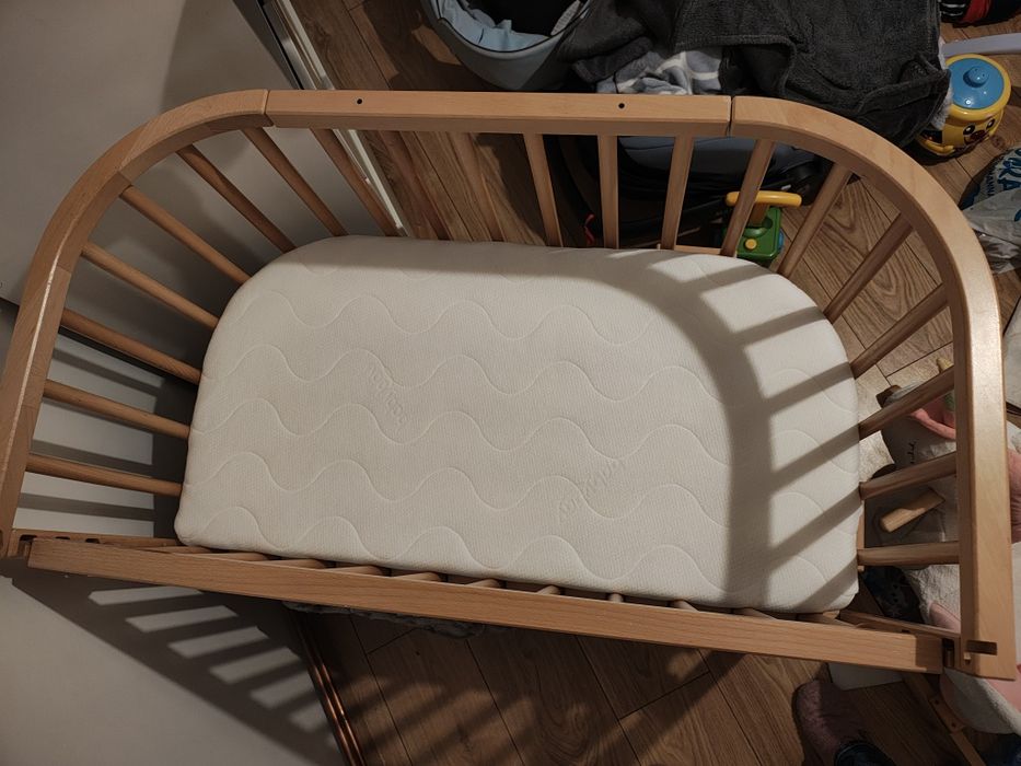 Łóżeczko dostawka dla dziecka Babybay Comfort + materac