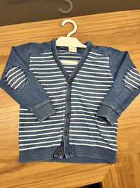 Sweterek, bluza ale sprany jeans H&M, roz. 80