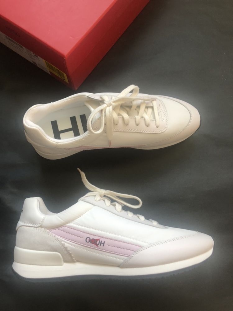 Кроссовки Hugo Boss белые в размерах 37 и 38