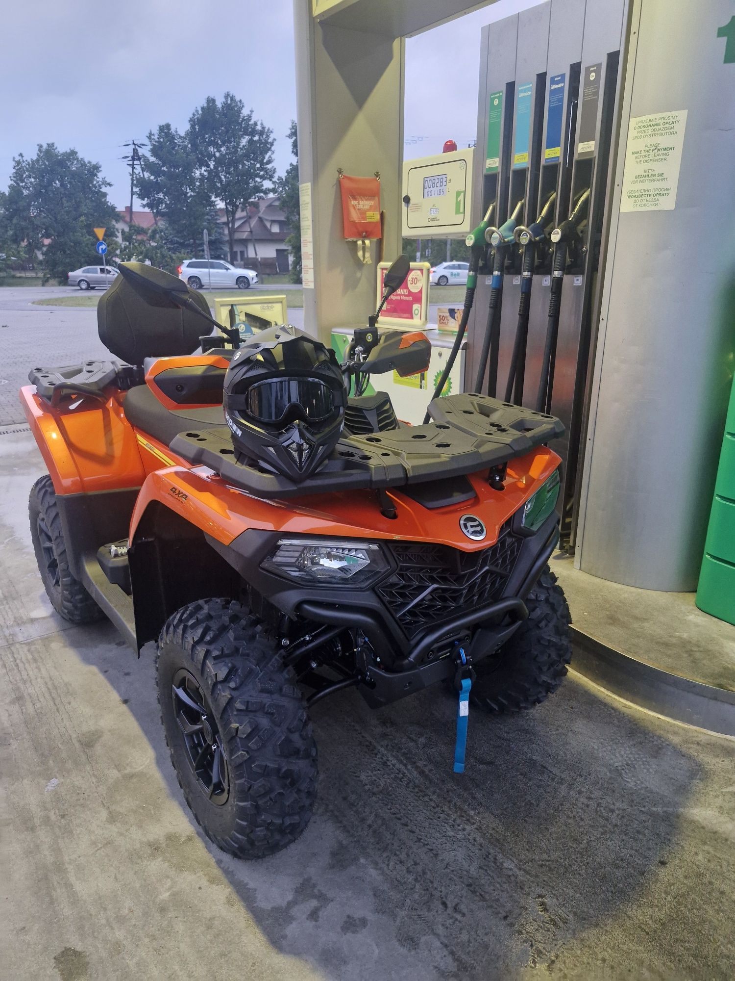 wypożyczalnia wynajem quadów KAT B CF MOTO 520 dowóz
cennik:
-1h 200 z