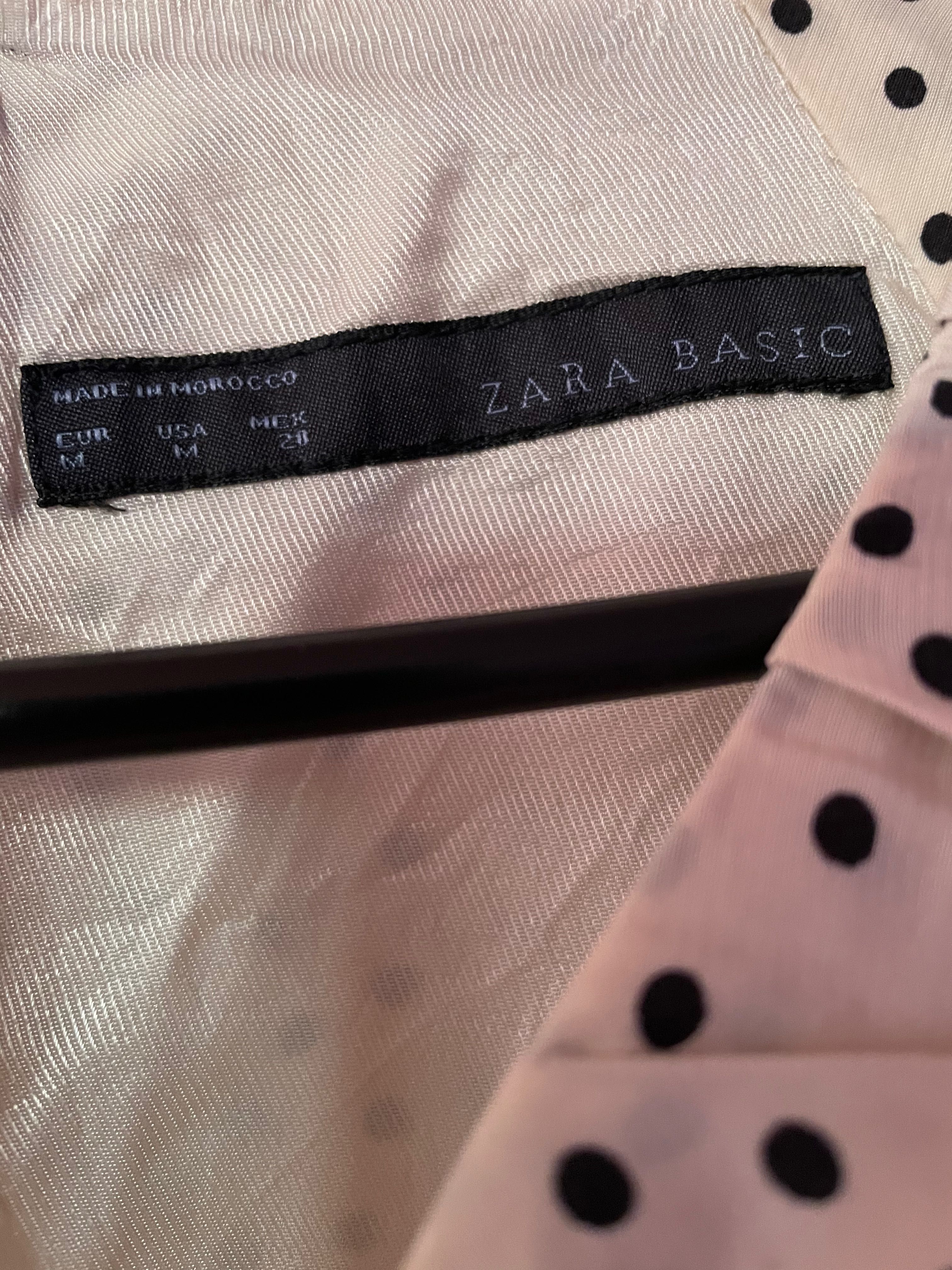 Sprzedam sukienkę w grochy jak nowa M Zara basic