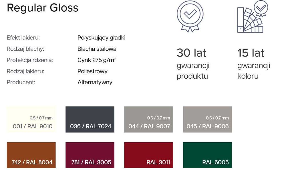 Blachodachówka panelowa HORIZON "BRATEX"