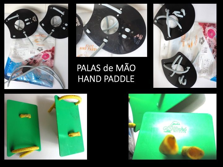 Tocas / barbatanas / snorkel / hand paddles