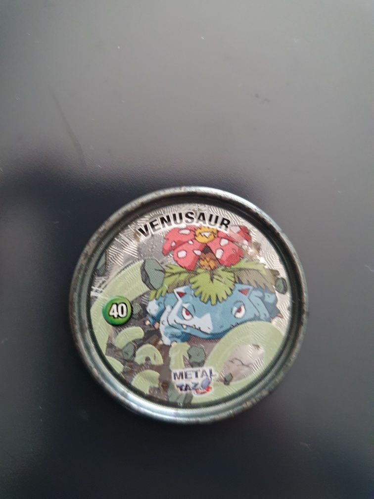 Metal tazos Pokémon