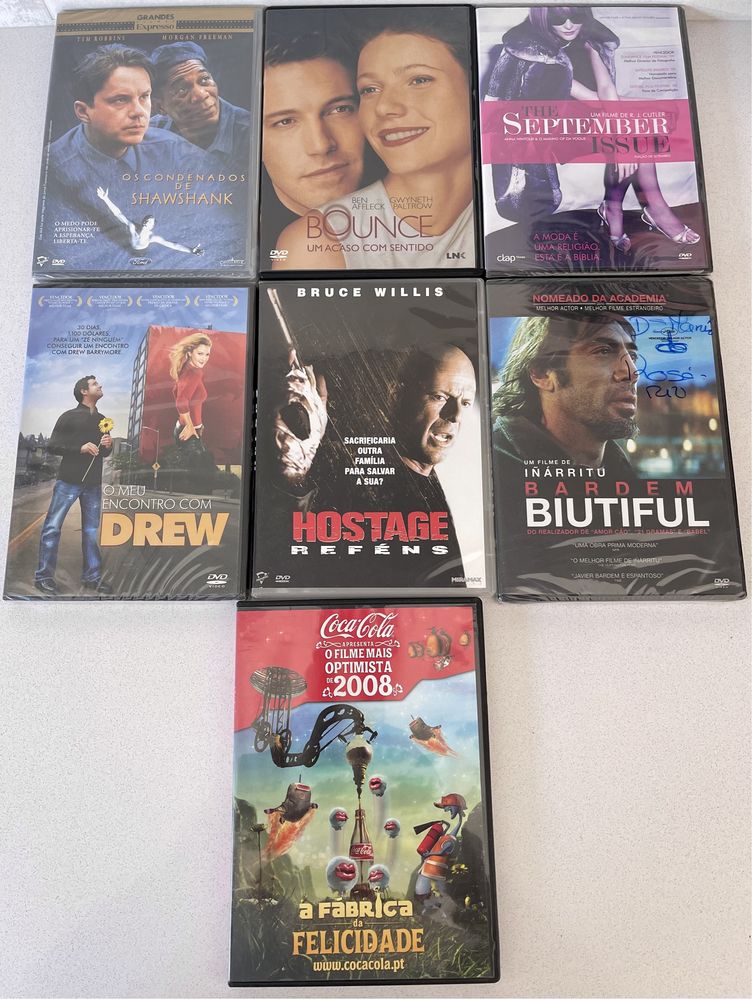 Lote 7 filmes - dvd