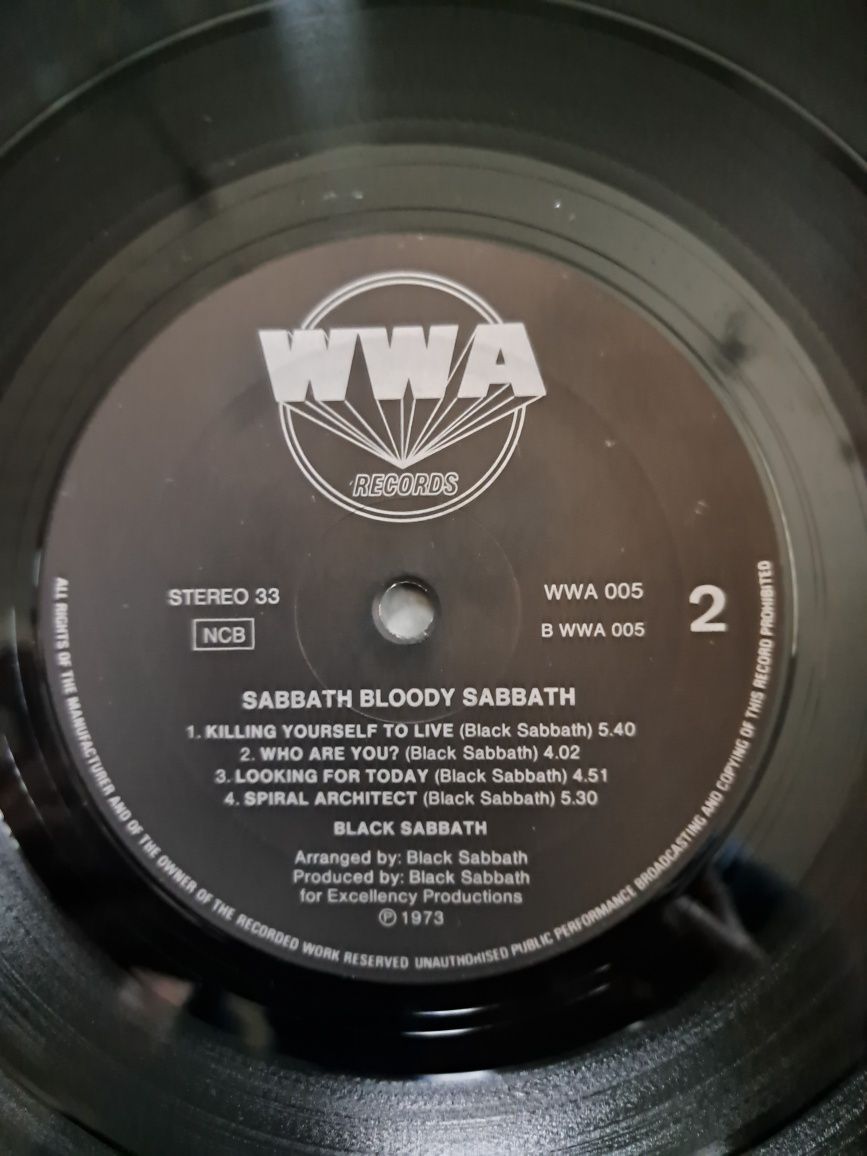 płyta winylowa BLACK SABBATH-I wyd.angielskie z 1973r.-Stan Ex