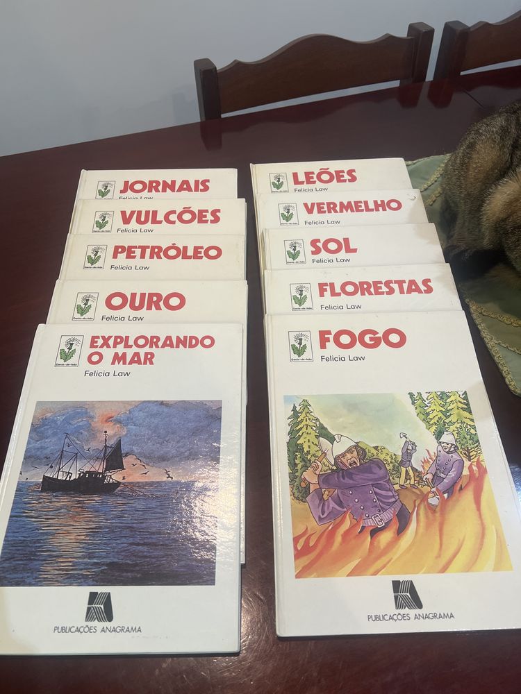10 livros  coleccao