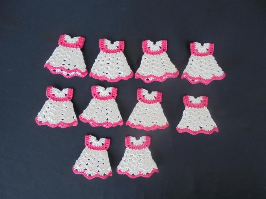 Lembranças em croché, para nascimento, batizado ou babyshower